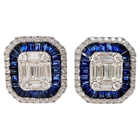 louis vuitton sapphire earrings